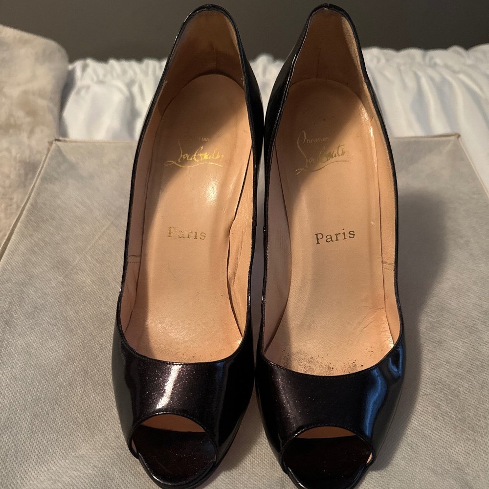 Christian Louboutin Peep Toe Heels